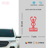 Stethoscope Design Doctor Sticker for Cars